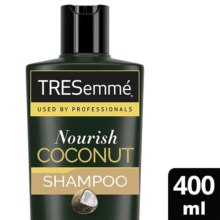 TRESemmé Nourish Coconut Shampoo Silikoniton ja väriaineeton 400 ml