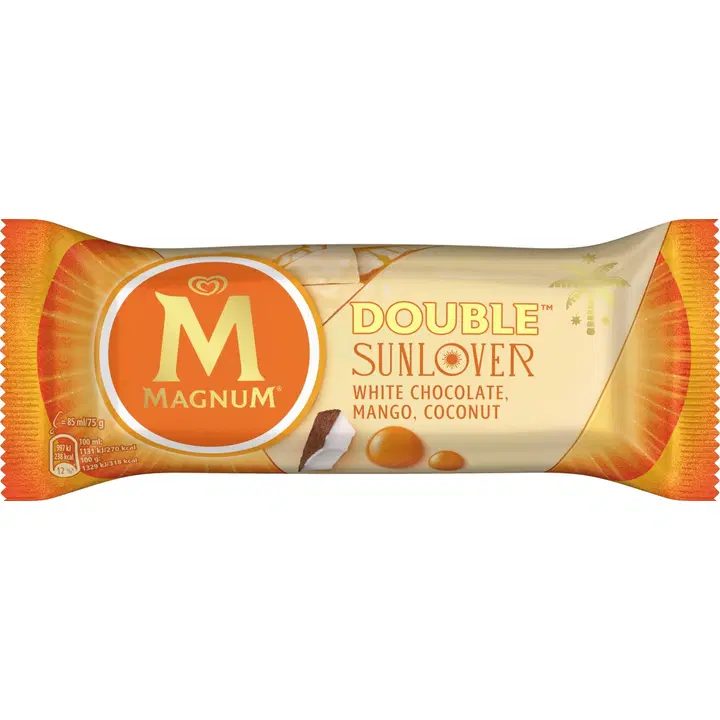 Magnum Double Sunlover Jäätelö 85ml/75g