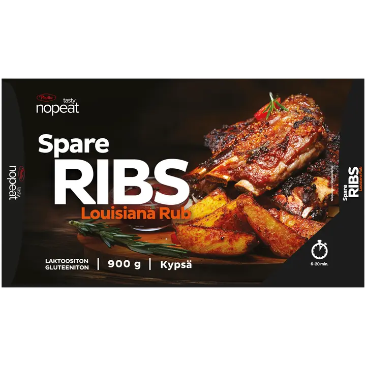 Pouttu Nopeat Louisiana ribs 900 g