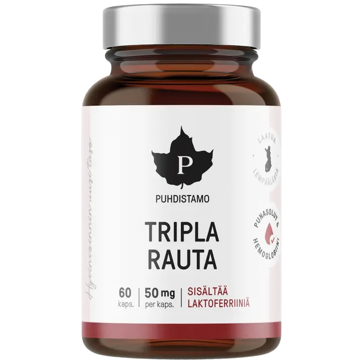 Puhdistamo Tripla Rauta 60 kaps.