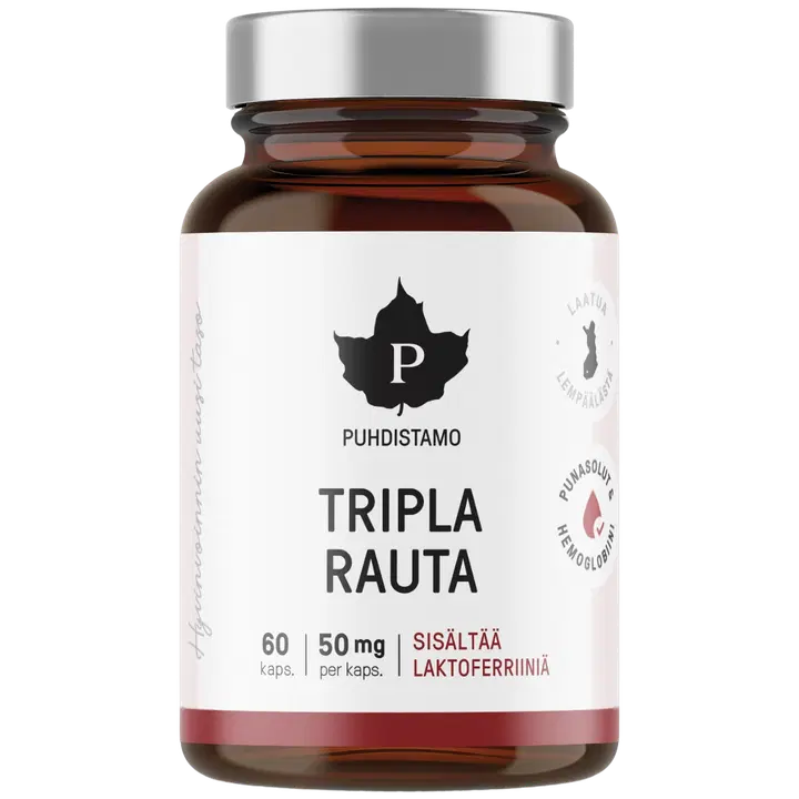 Puhdistamo Tripla Rauta 60 kaps.