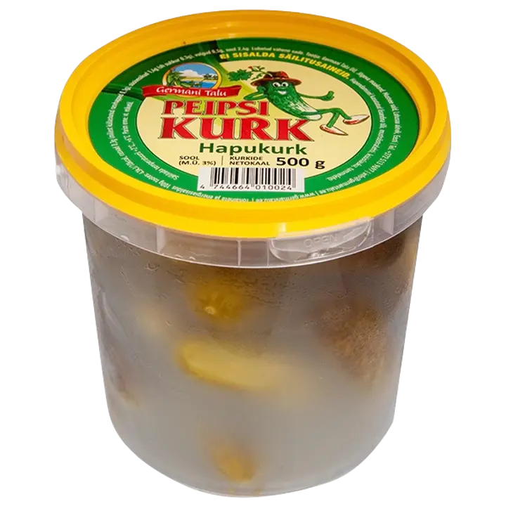 Peipsi hapukurk ämbris 500g  Germani talu