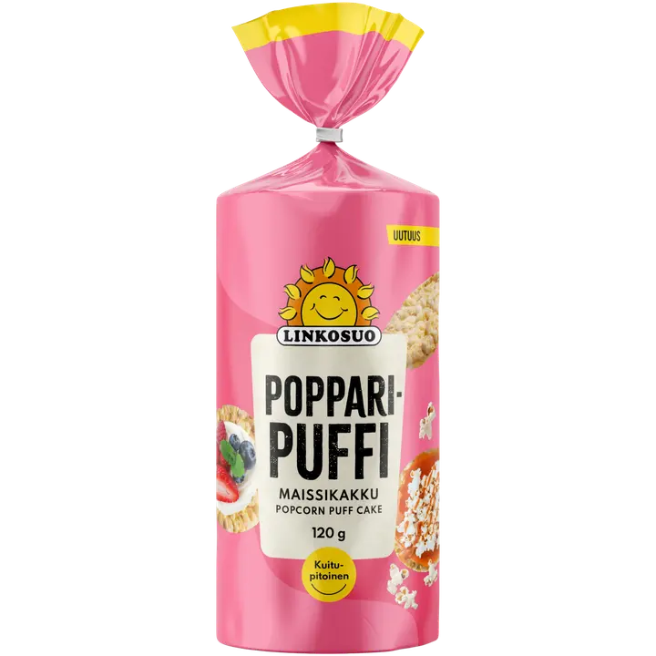 Linkosuo maissikakku popparipuffi 120 g