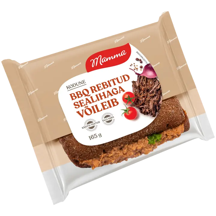 BBQ rebitud sealihaga võileib 165 g