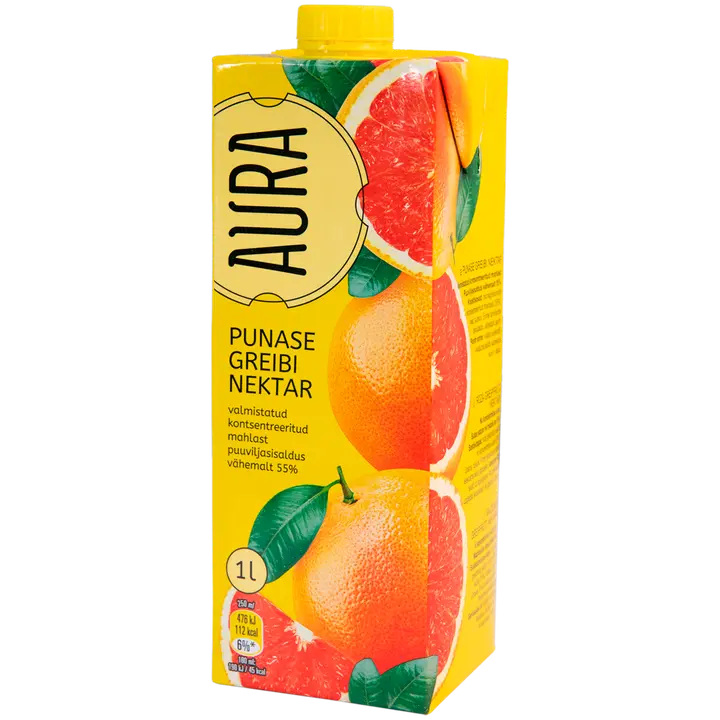 Aura punase greibi nektar 1L