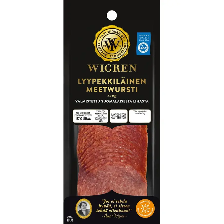 Wigren Lyypekkiläinen Meetwursti 100g