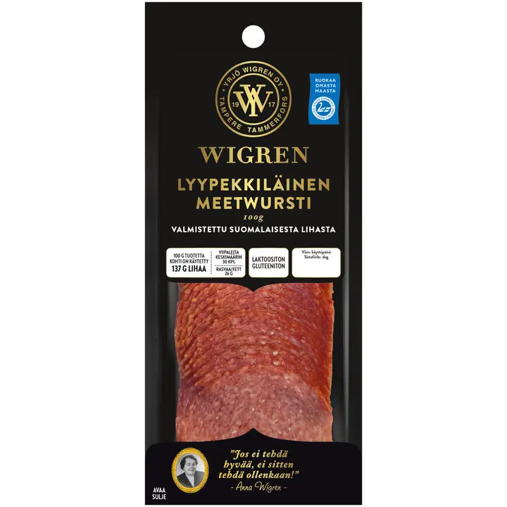 Wigren Lyypekkiläinen Meetwursti 100g