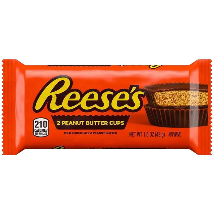 Reese's Peanut Butter Cups maapähkinävoisuklaa 42g 2 palaa