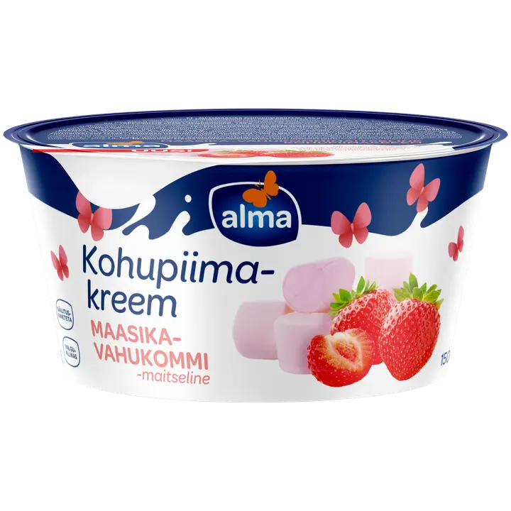 Alma kohupiimakreem maasika-vahukommimaitseline 150g