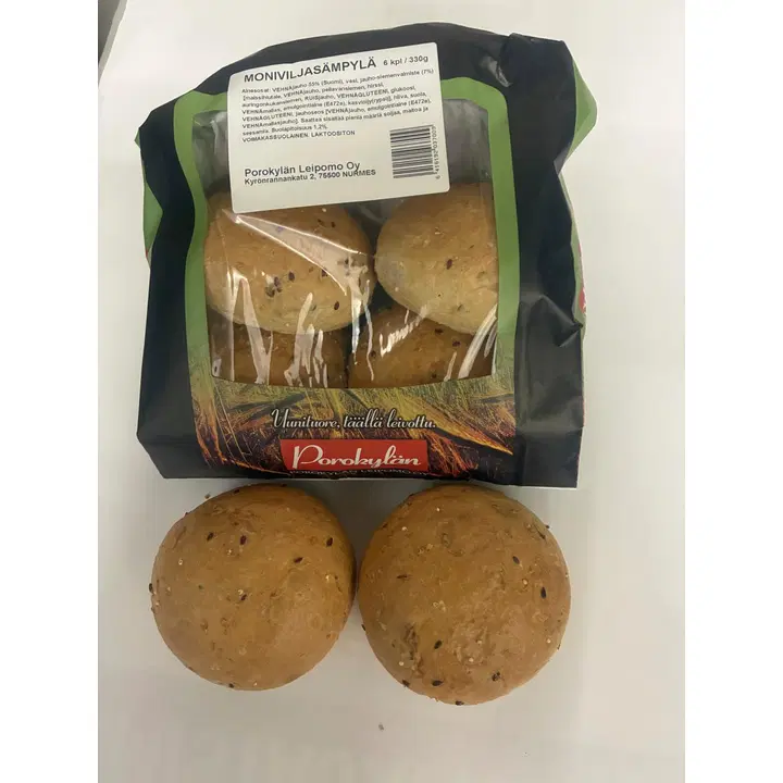 Porokylän moniviljasämpylä 330 g