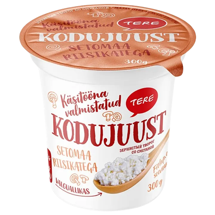 Tere Kodujuust Setomaa soolariisikatega, 300 g