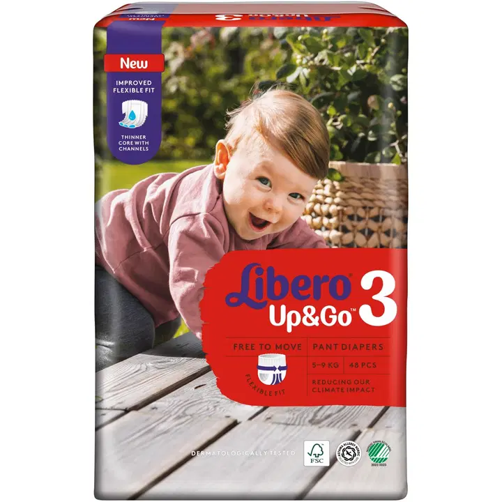 LIBERO Up&Go 48kpl koko 3, 5-9kg Housuvaippa