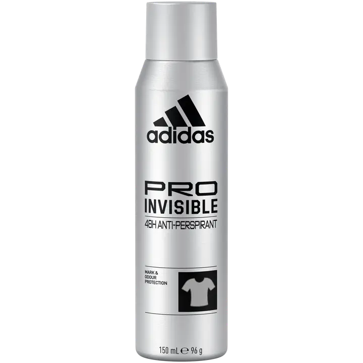 Adidas spreideodorant meeste pro invisible 150ml