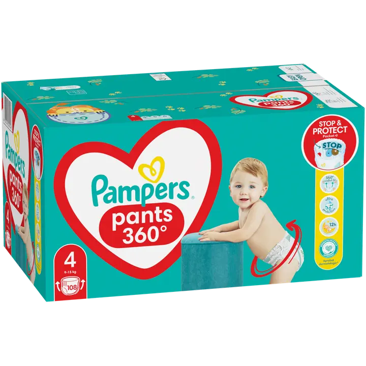 Püksmähkmed PAMPERS Mega Pack S4 108tk