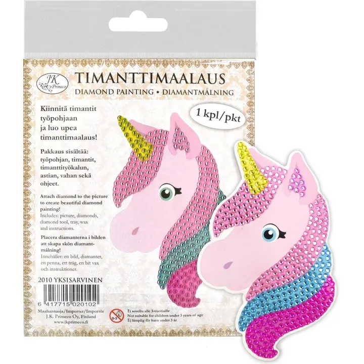 J.K. Primeco timanttimaalaus yksisarvinen