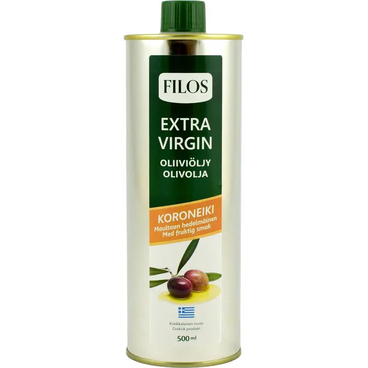 Filos 500ml koroneiki ekstra-neitsytoliiviöljy