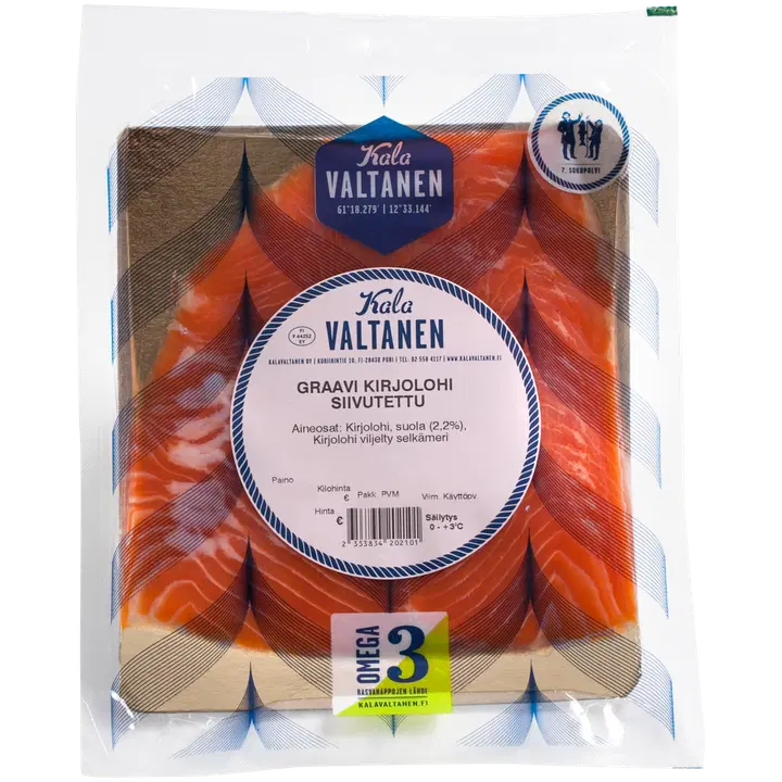 KalaValtanen graavi kirjolohisiivu n. 200g