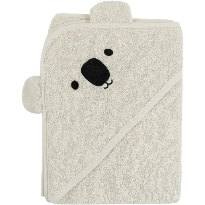 Ciraf huppupyyhe Koala 100x100 cm luonnonvalkoinen