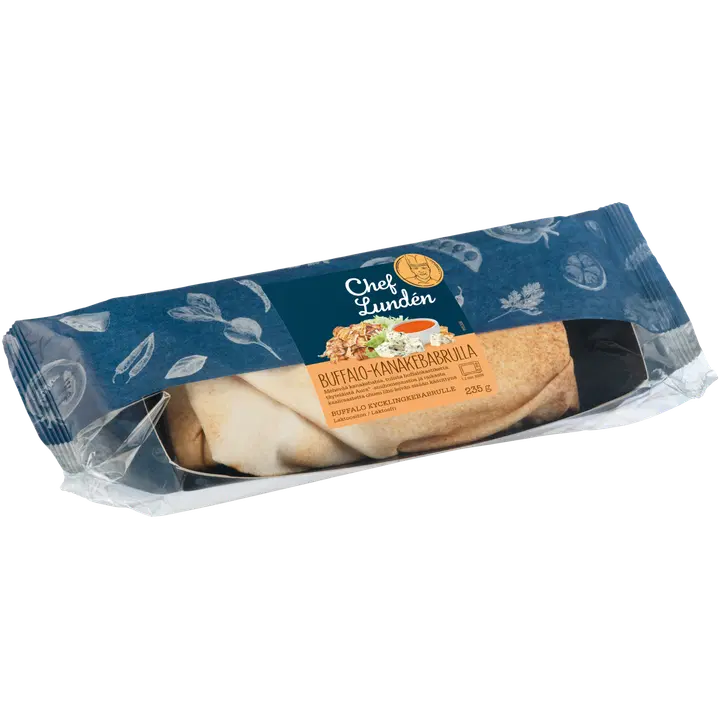 Chef Lundén Buffalo-kanakebabrulla 235g