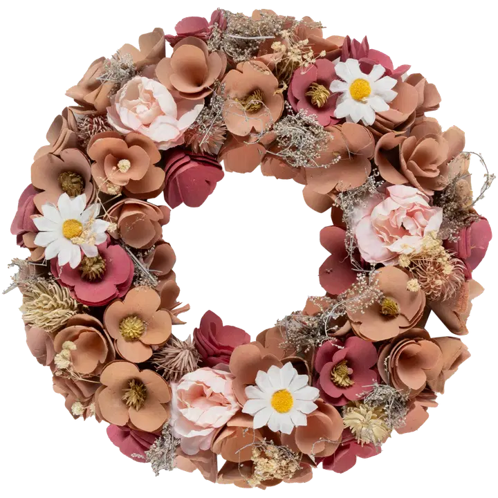 Pärg karikakrad roosa 33 cm