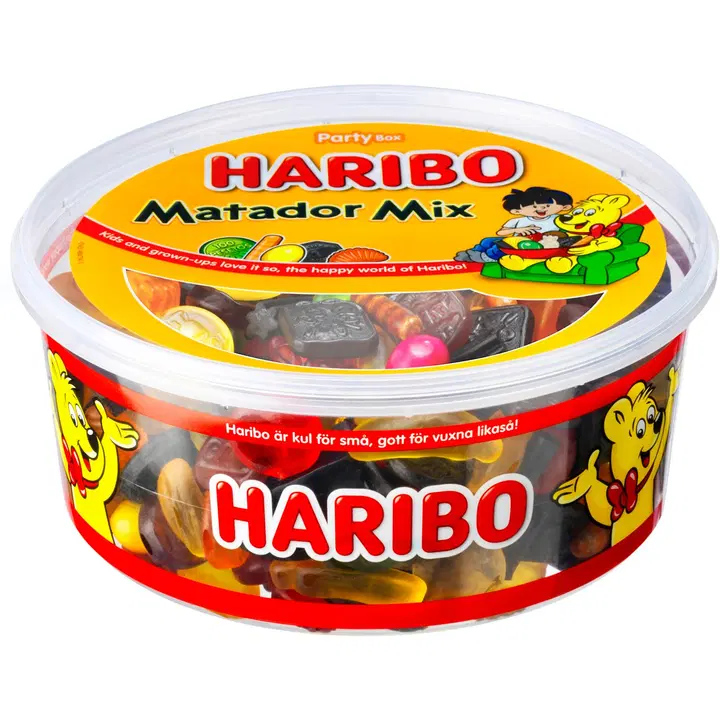 HARIBO Matador Mix 1000 g karkkirasia