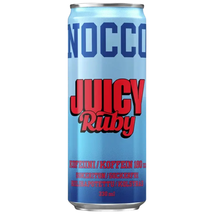 NOCCO BCAA Juicy Ruby hiilihapotettu energiajuoma 330ml