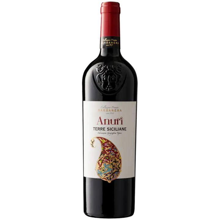 Barbanera Anuri Terre Siciliane Rosso KGT vein 14,5%vol 750 ml
