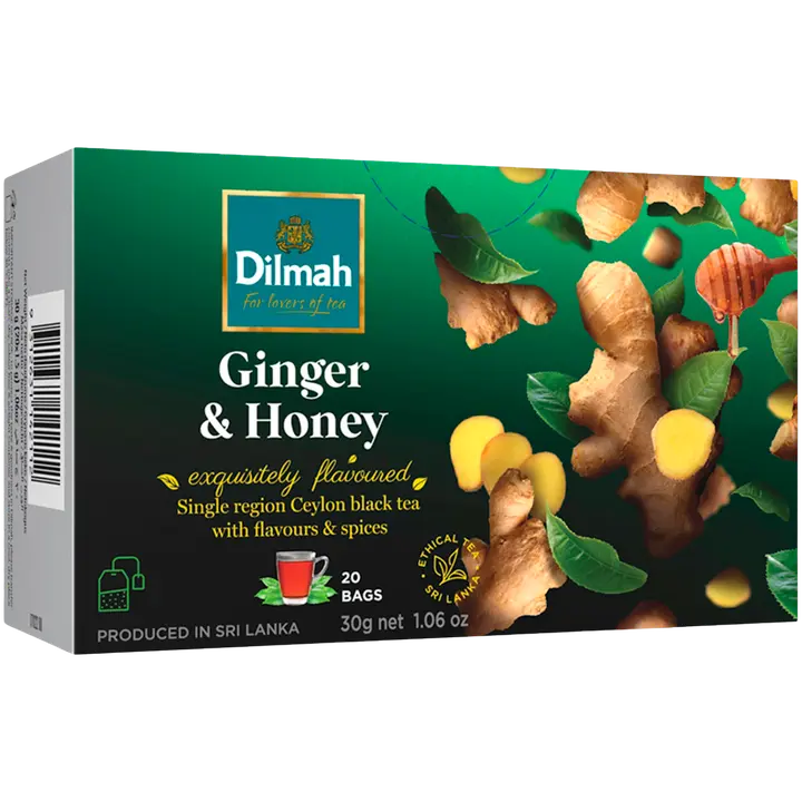 Dilmah must tee ingveri ja meemaitseline 20 x 1,5 g