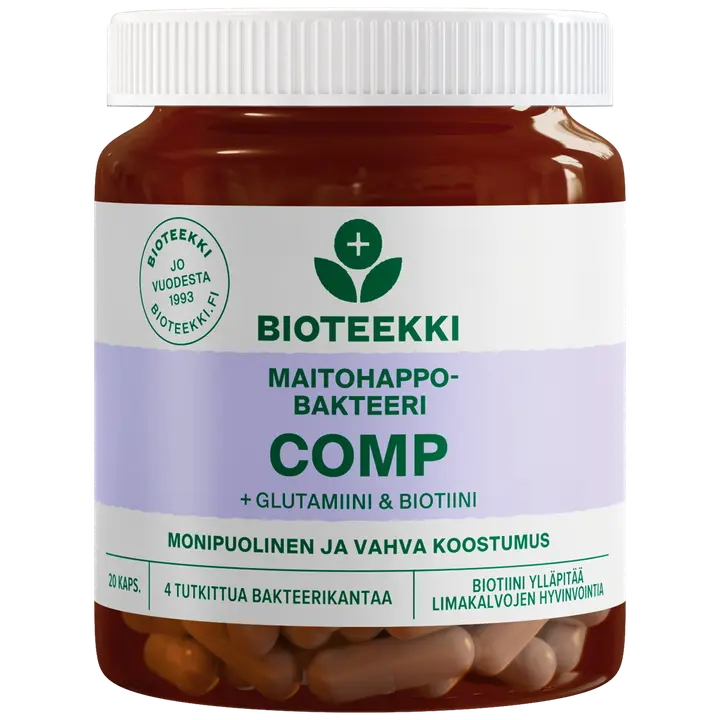 Bioteekki Maitohappobakteeri Comp 20 kaps.