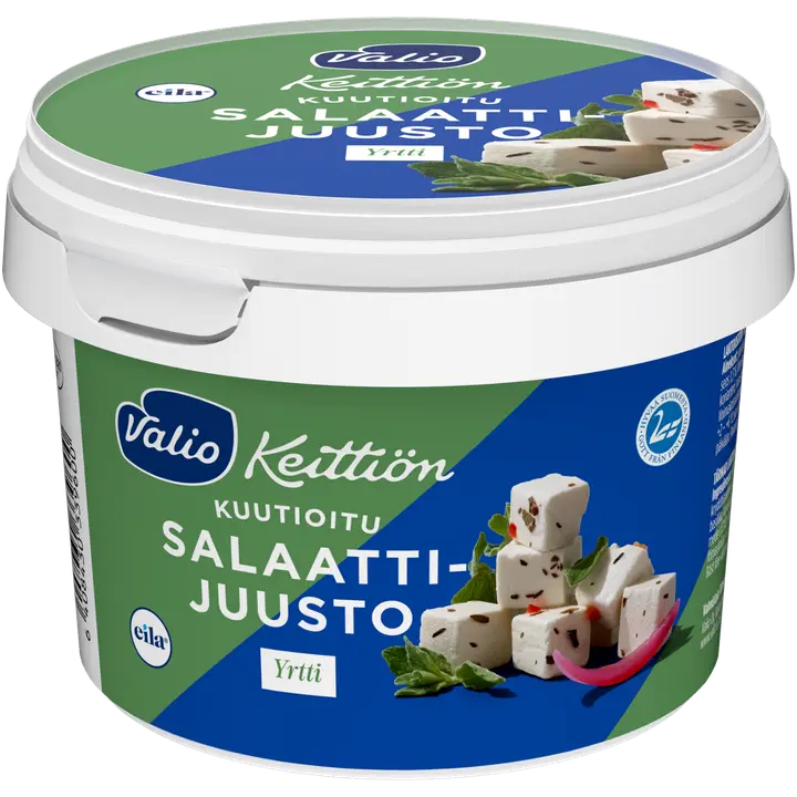 Valio Keittiön salaattijuusto kuutiot yrtti 160 g laktoositon