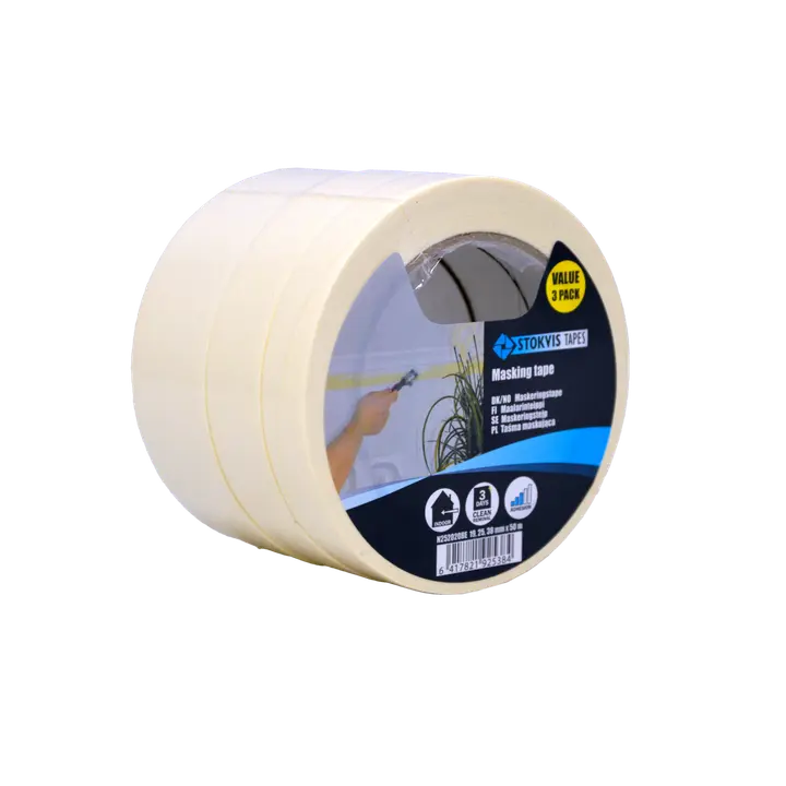 Stokvis Tapes Basic maalarinteippi 3-pack