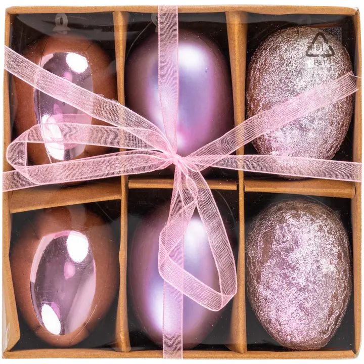 Koristemuna kulta 6 kpl, erilaisia