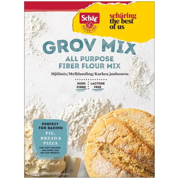Schär Grov Mix karkea jauhoseos gluteeniton 500g