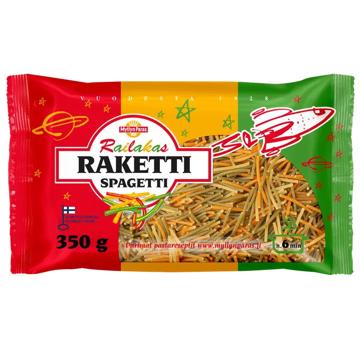 Myllyn Paras Railakas Raketti Spagetti 350g