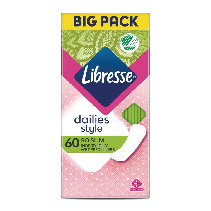 LIBRESSE So Slim pikkuhousunsuoja 60 kpl Big pack