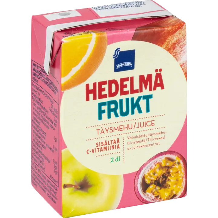Rainbow hedelmätäysmehu 2dl