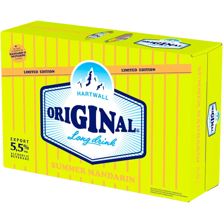 Hartwall Original Long Drink Summer Mandarin muu alkohoolne jook 5,5%vol 24x330 ml