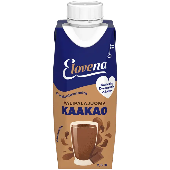 Elovena 2,5dl kaakao välipalakaurajuoma
