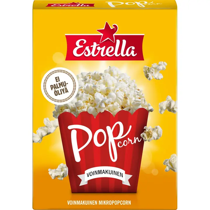 Estrella Micropopcorn 3-pack voinmakuinen 240g