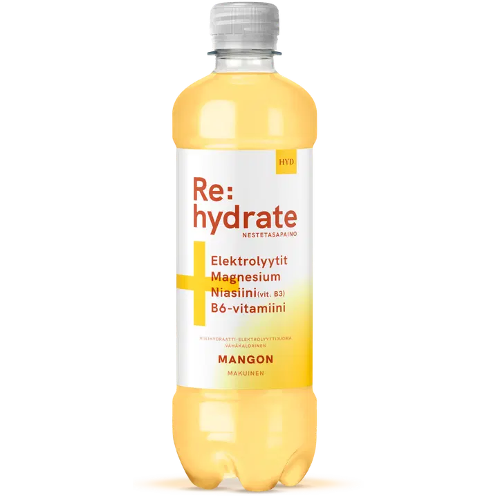 HYD Re:hydrate mangonmakuinen hiilihydraatti-elektrolyyttijuoma 500 ml