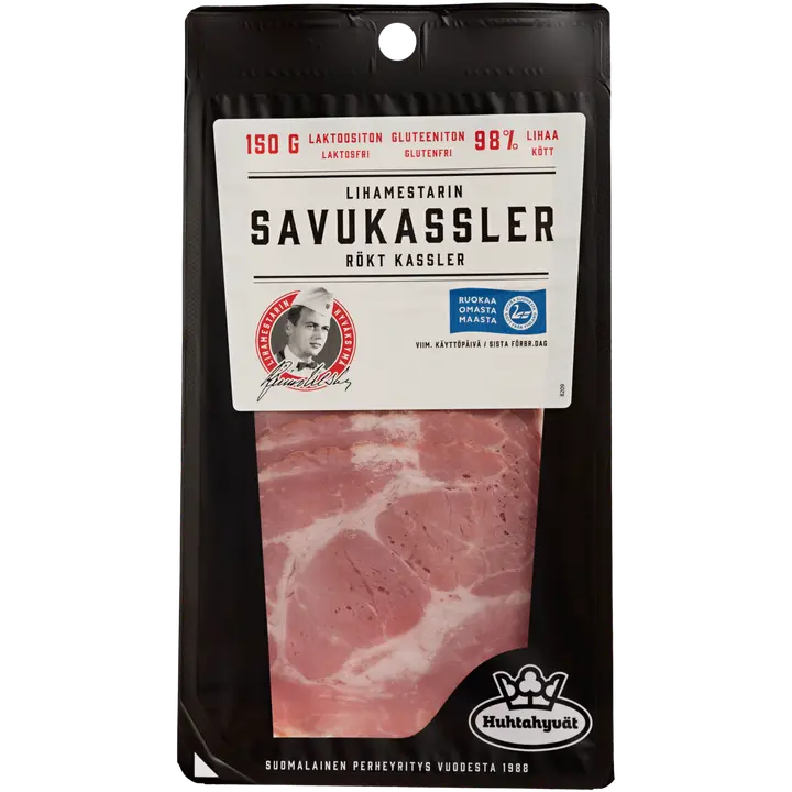 Huhtahyvät Lihamestarin Savukassler 150g