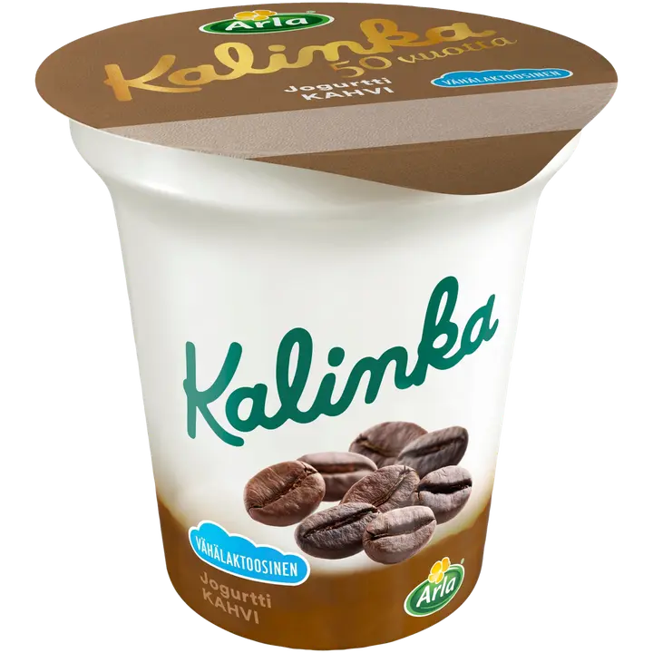 Arla Kalinka Kahvikerrosjogurtti 150 g vähälaktoosinen.