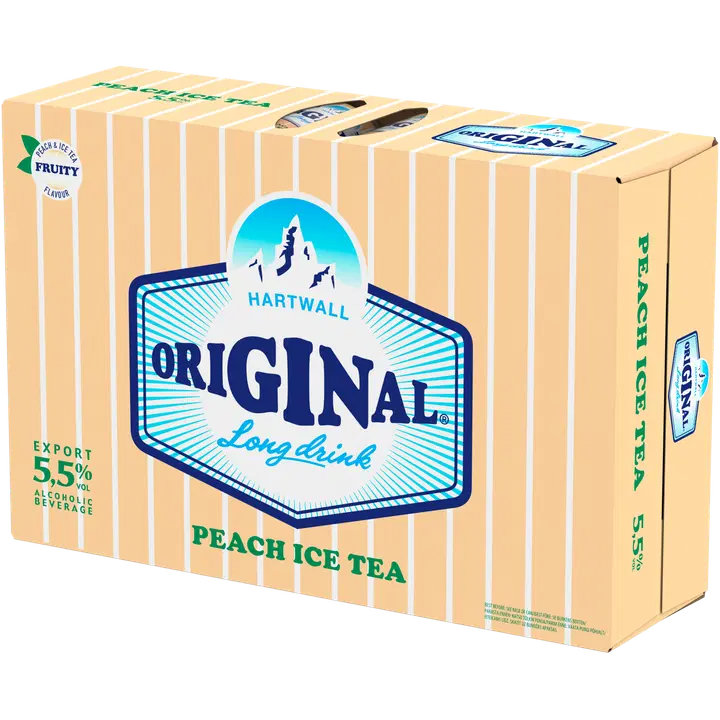 Hartwall Original Long Drink Peach Ice Tea muu alkohoolne jook 5,5%vol 24x330 ml