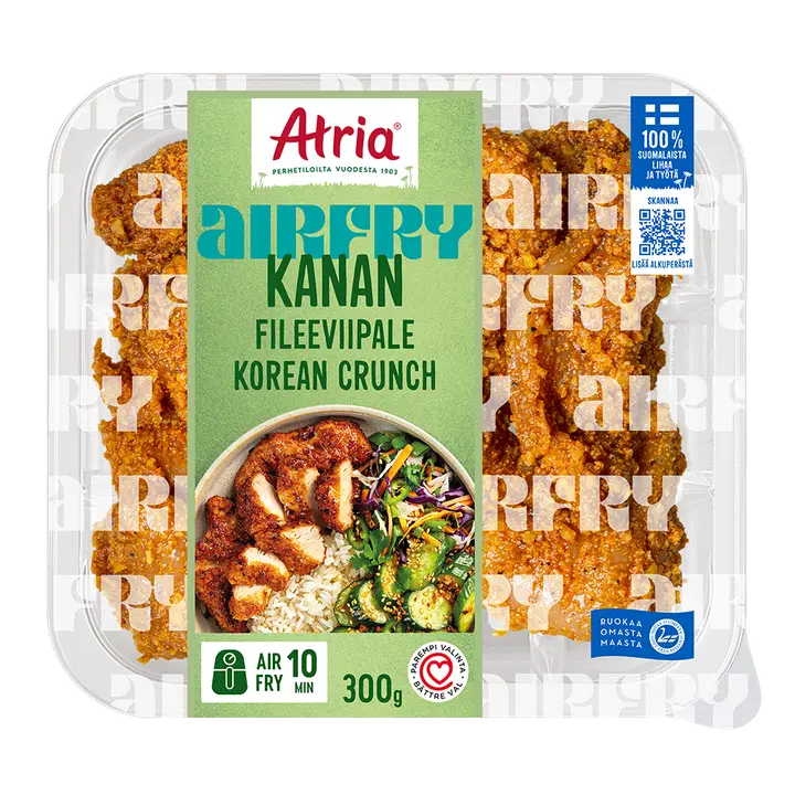 Atria airfry kanan fileeviipale korean crunch 300g