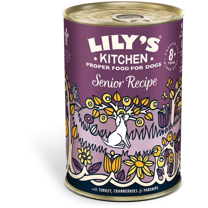 Lily's Kitchen 400g Senior Recipe sis. kalkkunaa koiranruoka