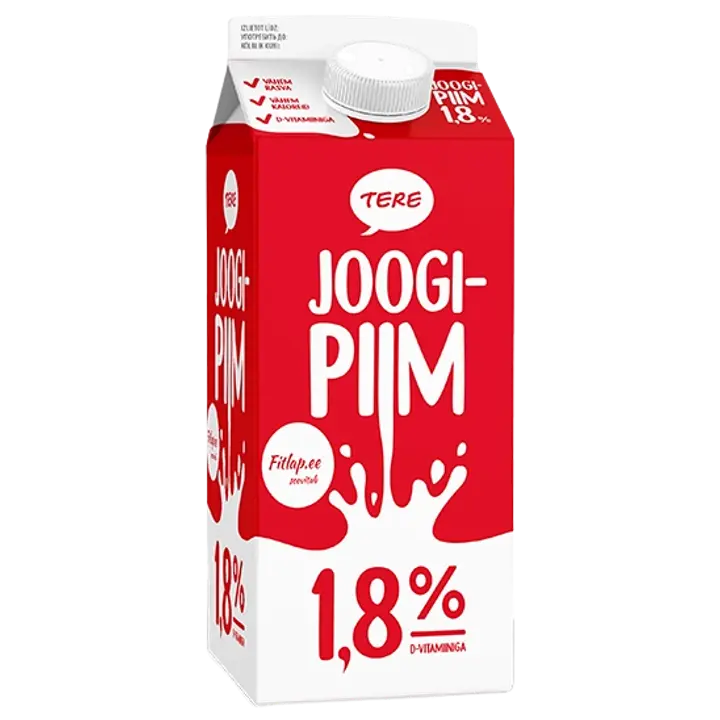 Tere Piim 1,8%, 1,5 l