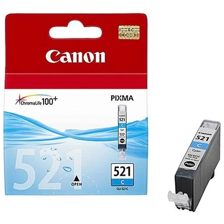 Canon CLI-521 mustepatruuna syaani