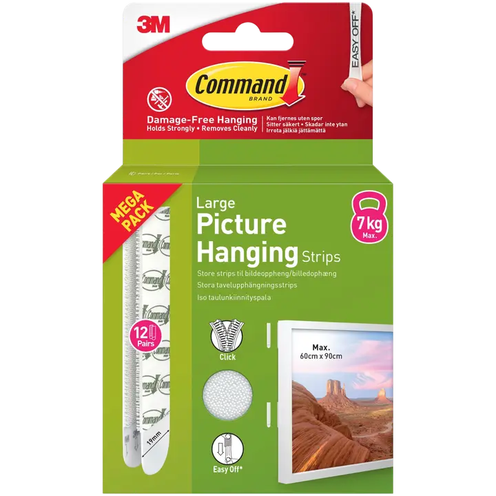 Command pildikinnitusribad L 12 paari