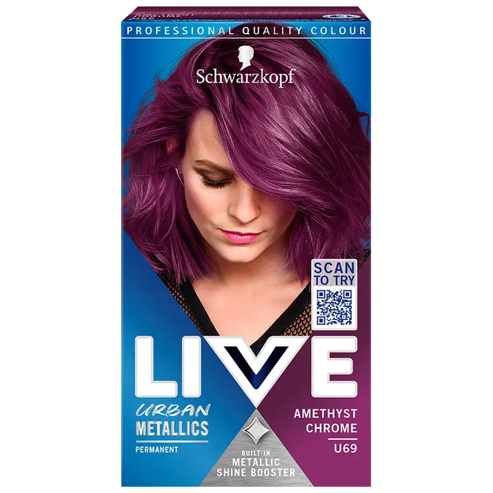 Live püsivärv kroomitud ametüst U69