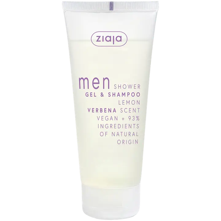 Ziaja Men 2in1 suihkugeeli-shampoo sitruuna 200 ml vegaaninen